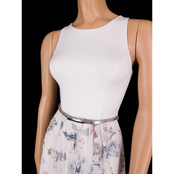 EVER NEW MELBOURNE 0 Danielle Hi-Lo Dress Floral Asymmetrical - Picture 3 of 10